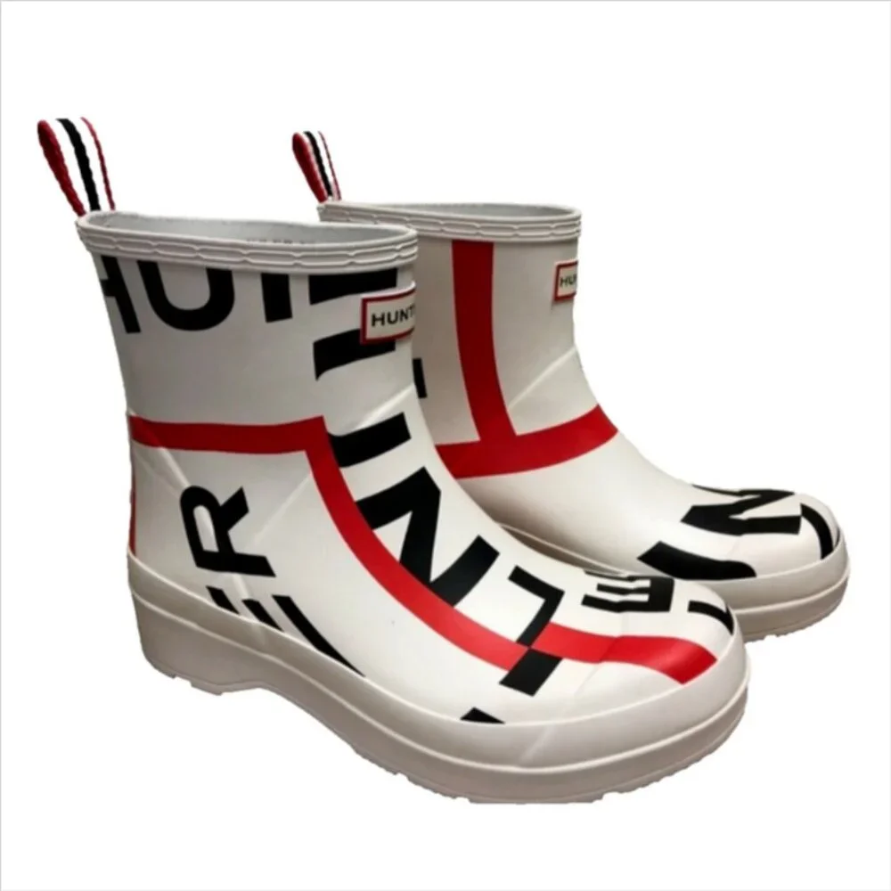 Hunter Original Play Short Exploded Logo Rain Boots